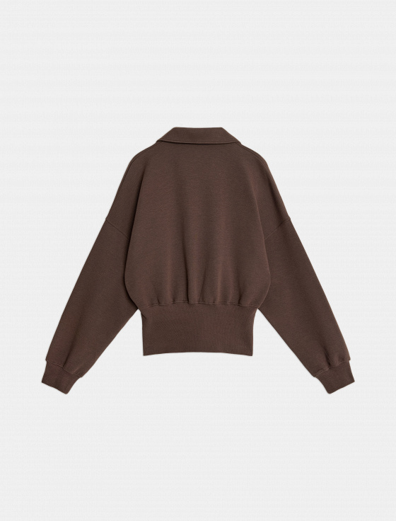 толстовка из хлопка и модала - цена, описание и отзывы - фото №6