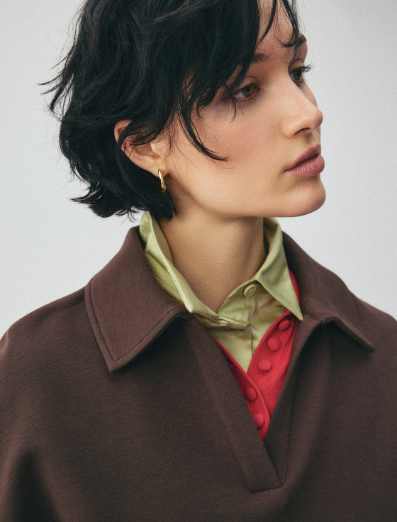 толстовка из хлопка и модала - цена, описание и отзывы - фото №4