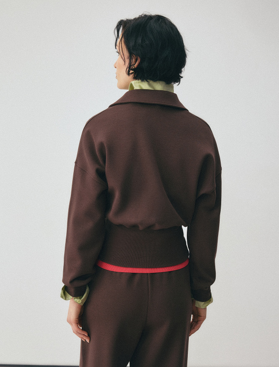 толстовка из хлопка и модала - цена, описание и отзывы - фото №5