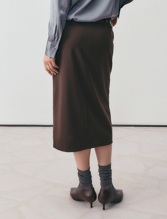 юбка миди из костюмной шерсти - цена, описание и отзывы - фото №4