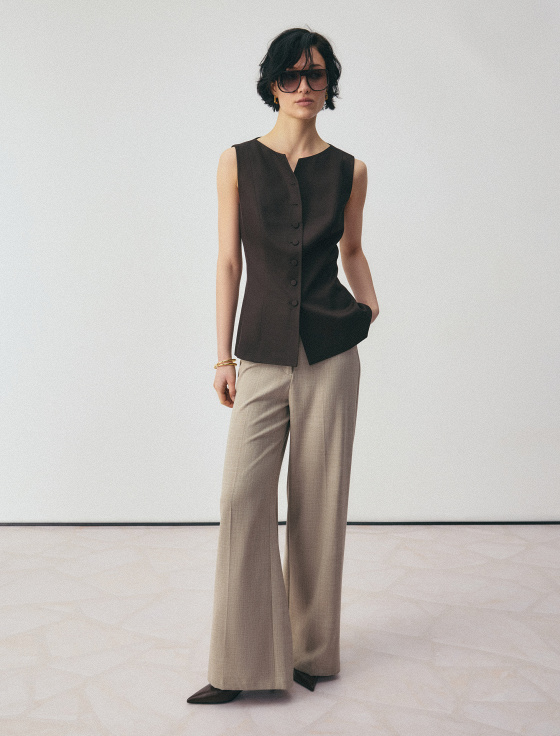 жилет из костюмной шерсти - цена, описание и отзывы - фото №4