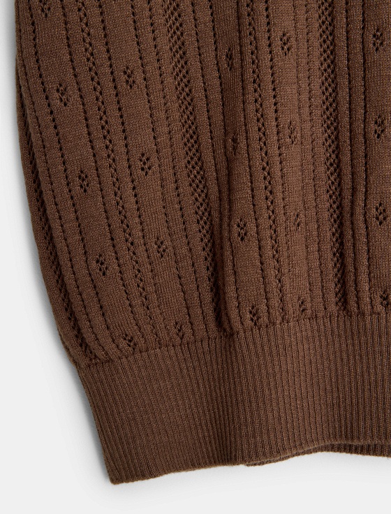 джемпер с коротким рукавом из хлопка и шёлка - цена, описание и отзывы - фото №4