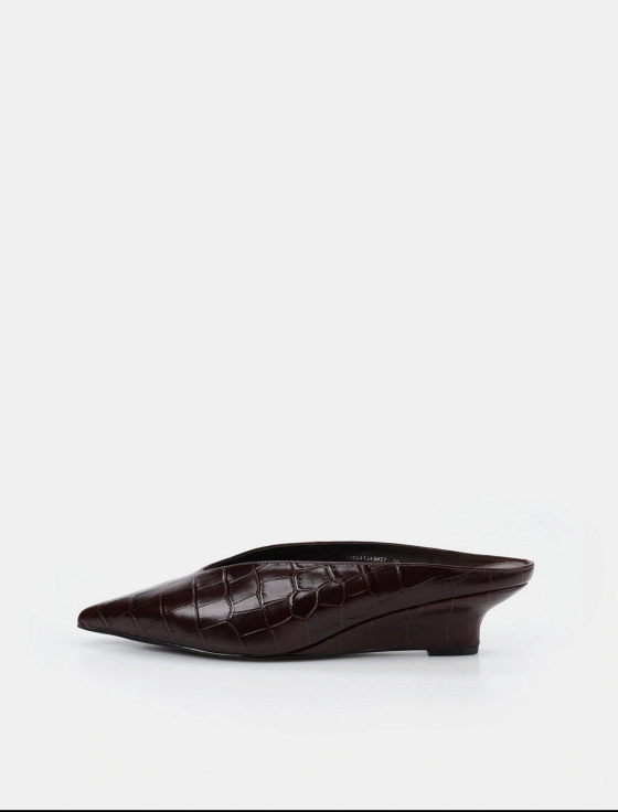 мюли из натуральной кожи с теснением - цена, описание и отзывы - фото №1