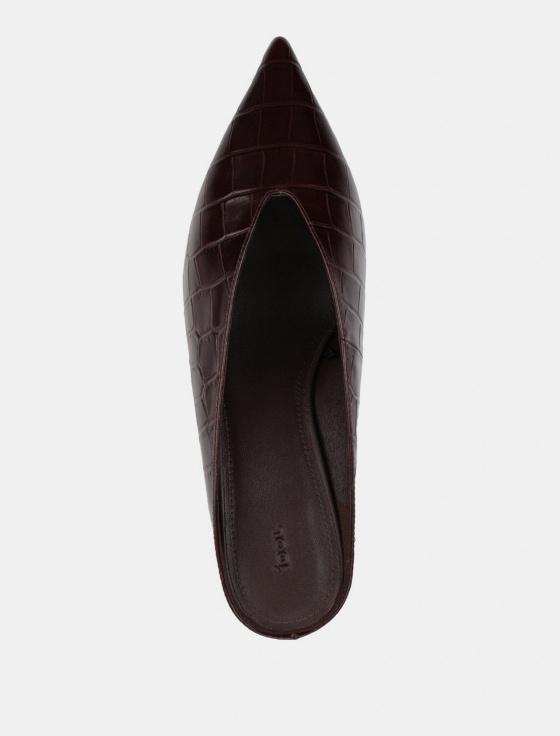 мюли из натуральной кожи с теснением - цена, описание и отзывы - фото №3