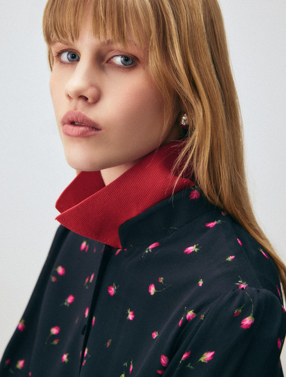 блуза из 100% вискозы с цветочным принтом - цена, описание и отзывы - фото №5