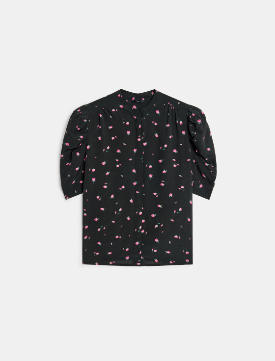 блуза с цветочным принтом - цена, описание и отзывы - фото №1