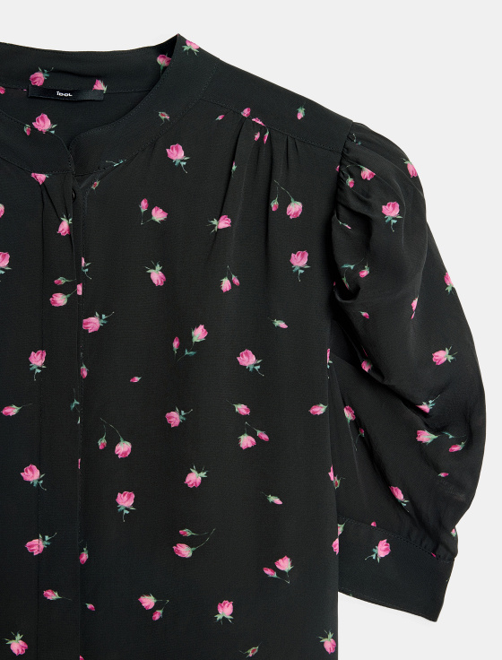 блуза с цветочным принтом - цена, описание и отзывы - фото №7