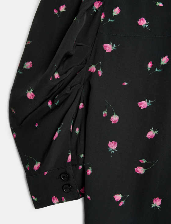 блуза с цветочным принтом - цена, описание и отзывы - фото №8