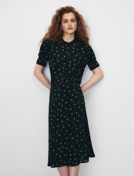 юбка миди с цветочным принтом - цена, описание и отзывы - фото №2