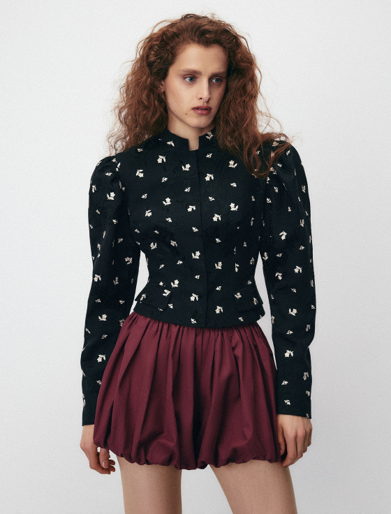 жакет с цветочным принтом - цена, описание и отзывы - фото №1