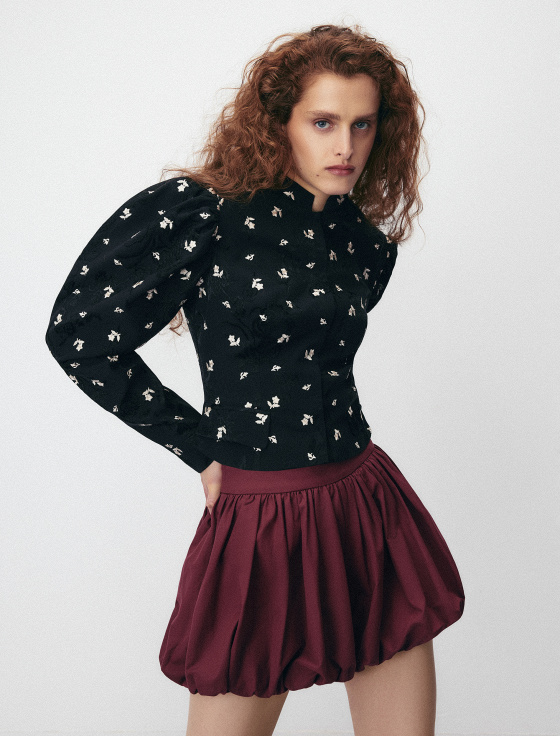 жакет с цветочным принтом - цена, описание и отзывы - фото №4