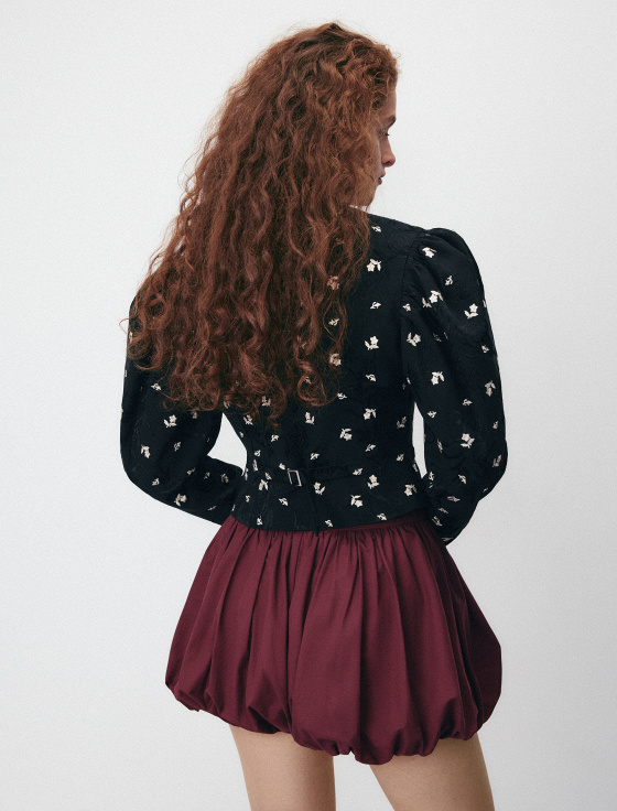 жакет с цветочным принтом - цена, описание и отзывы - фото №5