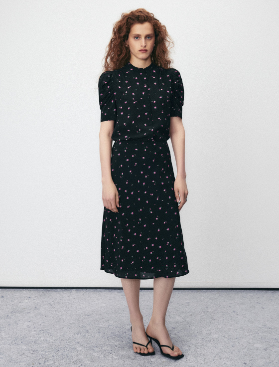 блуза с цветочным принтом - цена, описание и отзывы - фото №4