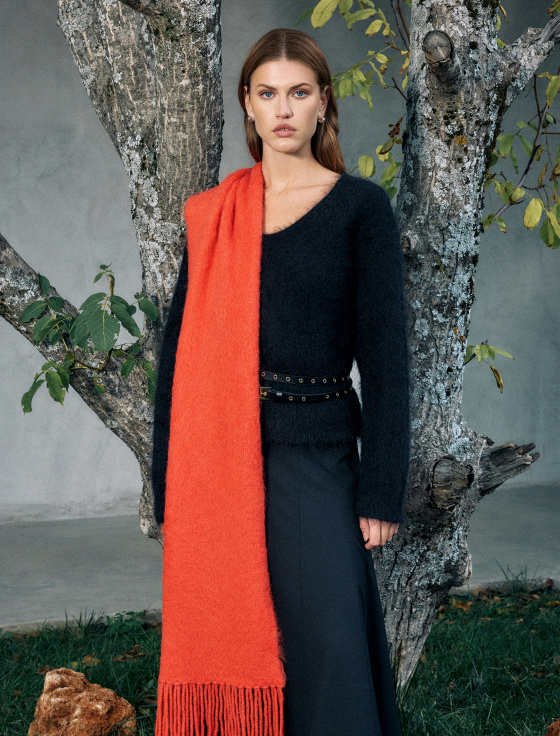 шарф из шерсти альпака - цена, описание и отзывы - фото №3