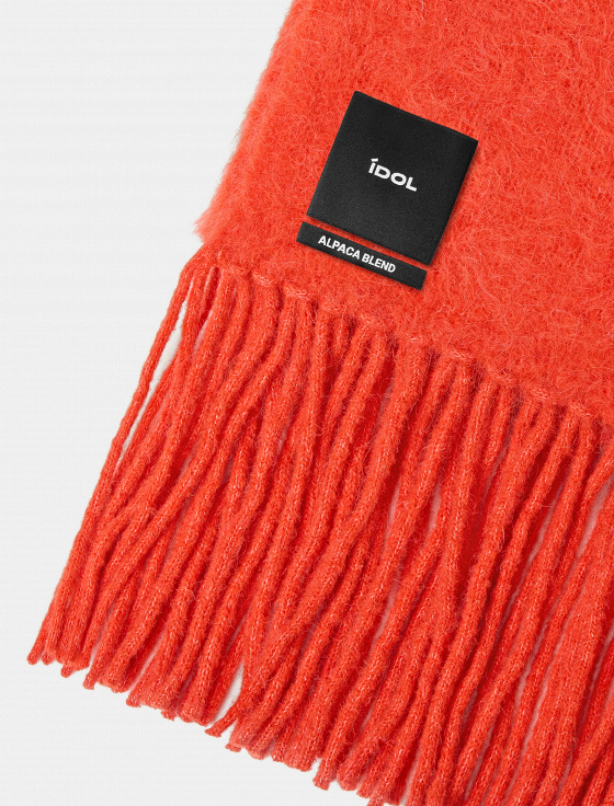 шарф из шерсти альпака - цена, описание и отзывы - фото №4