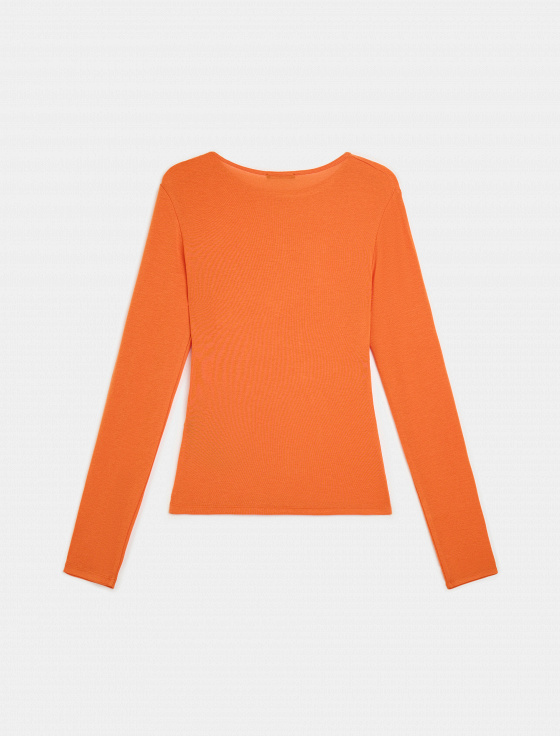 лонгслив из тенсела и шерсти - цена, описание и отзывы - фото №7