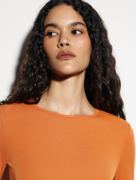 лонгслив из тенсела и шерсти - цена, описание и отзывы - фото №6