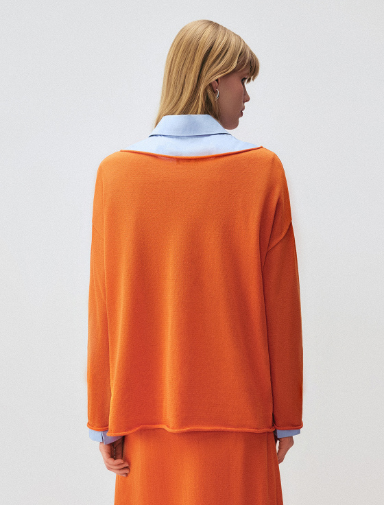 джемпер из вискозы с краями ролл - цена, описание и отзывы - фото №5