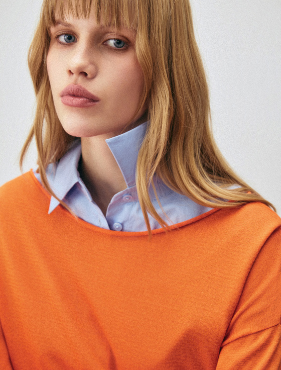 джемпер из вискозы с краями ролл - цена, описание и отзывы - фото №6