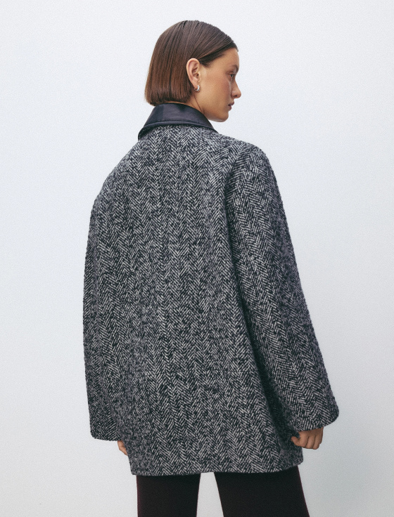 пальто-кокон из шерсти - цена, описание и отзывы - фото №4