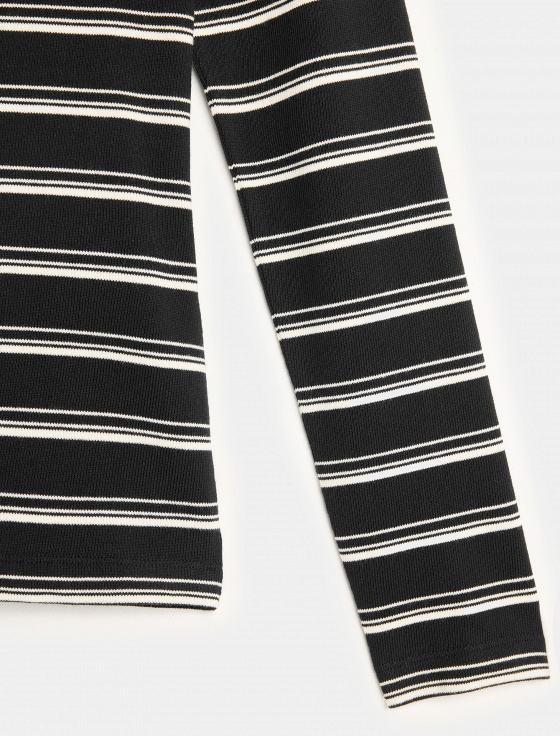 лонгслив-поло из хлопка в полоску - цена, описание и отзывы - фото №8