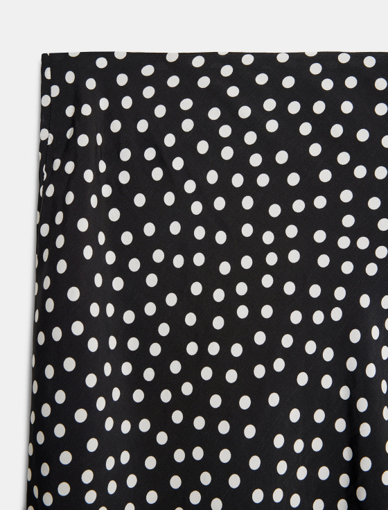 юбка миди из 100% вискозы с принтом горох - цена, описание и отзывы - фото №3