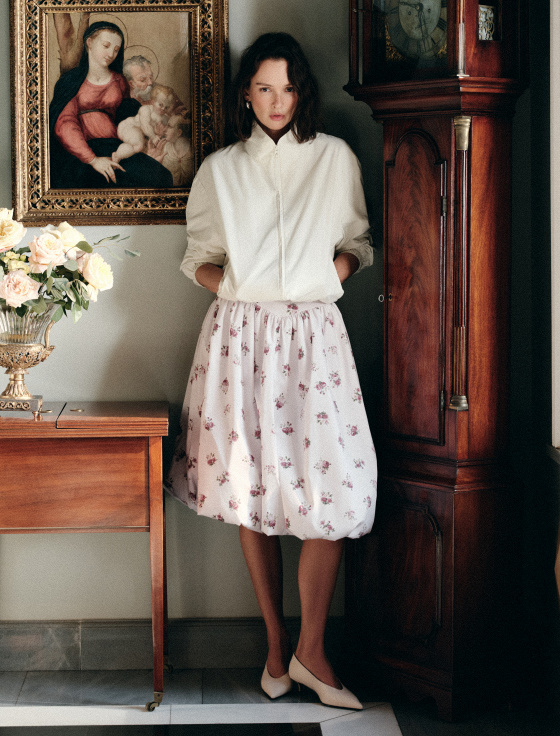 юбка миди с цветочным принтом - цена, описание и отзывы - фото №2