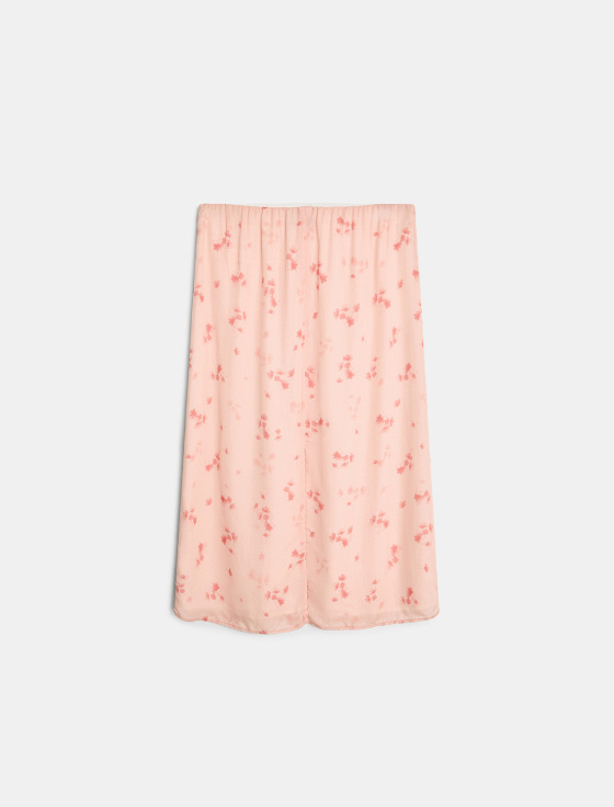 юбка миди из вискозы с цветочным принтом - цена, описание и отзывы - фото №6