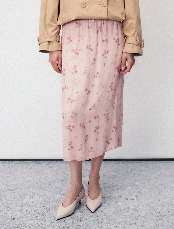 юбка миди из вискозы с цветочным принтом - цена, описание и отзывы - фото №4