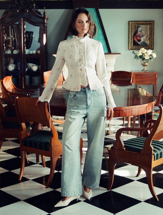 жакет с цветочным принтом - цена, описание и отзывы - фото №2