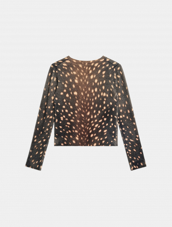 кардиган с принтом из 100% шерсти - цена, описание и отзывы - фото №8