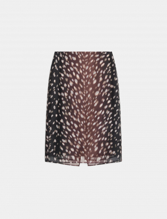 юбка миди с принтом - цена, описание и отзывы - фото №1