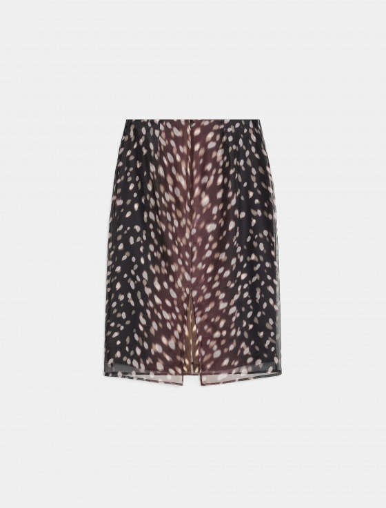 юбка миди с принтом - цена, описание и отзывы - фото №7