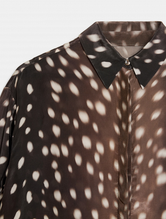 блуза из 100% вискозы с принтом - цена, описание и отзывы - фото №8