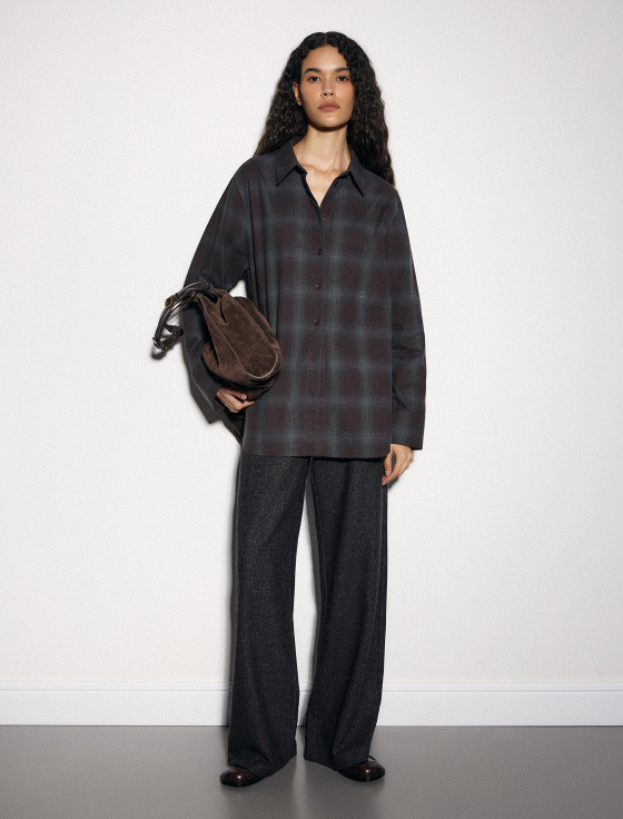 брюки из фактурной шерсти с шёлком - цена, описание и отзывы - фото №2