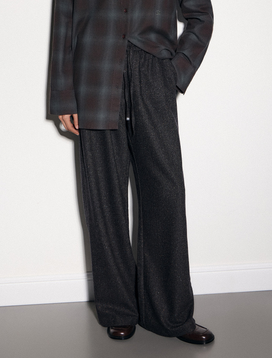 брюки из фактурной шерсти с шёлком - цена, описание и отзывы - фото №3