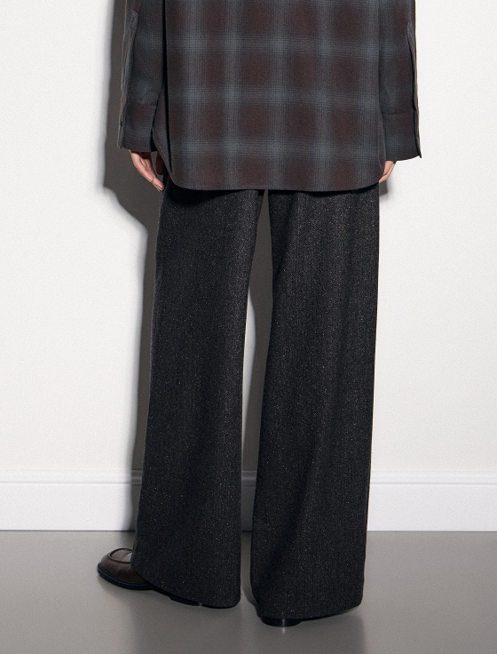 брюки из фактурной шерсти с шёлком - цена, описание и отзывы - фото №4
