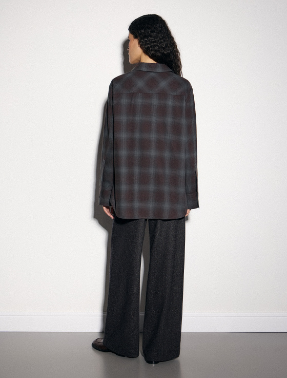 брюки из фактурной шерсти с шёлком - цена, описание и отзывы - фото №5