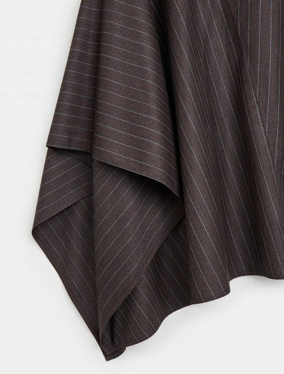 юбка миди из шерсти в полоску - цена, описание и отзывы - фото №7