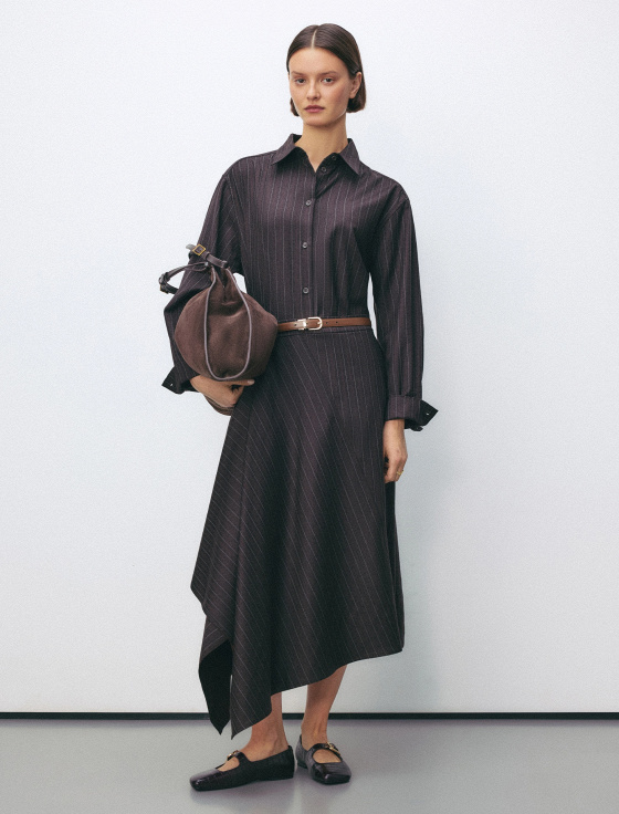 рубашка из 100% шерсти в полоску - цена, описание и отзывы - фото №4