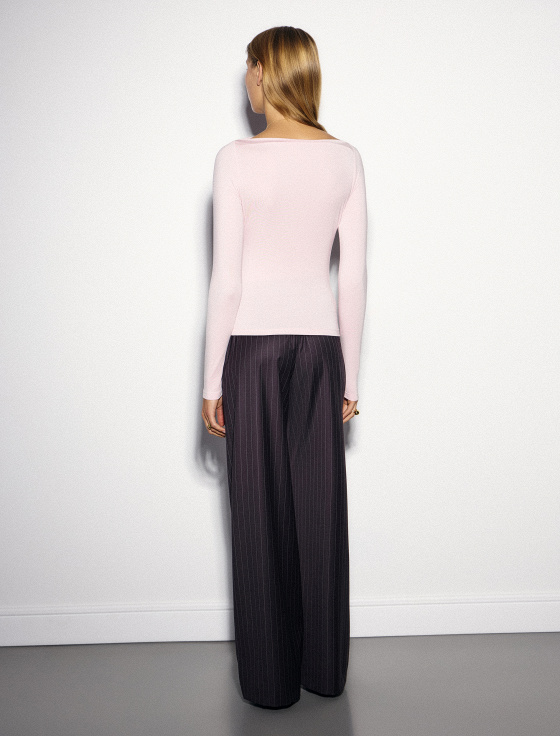 брюки из шерсти в полоску - цена, описание и отзывы - фото №5