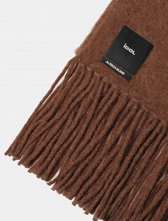 шарф из шерсти альпака - цена, описание и отзывы - фото №2