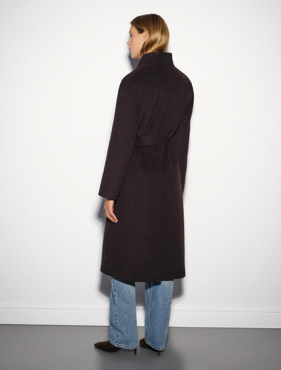 пальто двубортное из шерсти - цена, описание и отзывы - фото №5