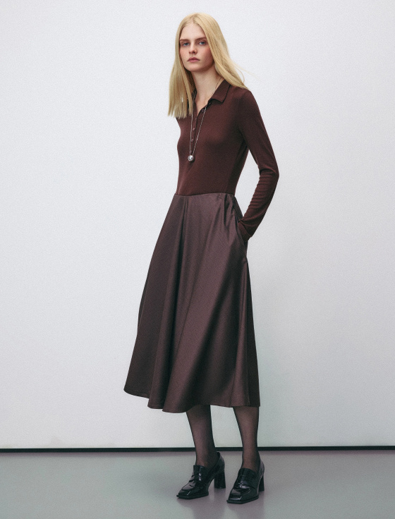 джемпер-поло из тенсела и шерсти - цена, описание и отзывы - фото №3