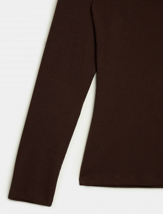 джемпер-поло из тенсела и шерсти - цена, описание и отзывы - фото №8