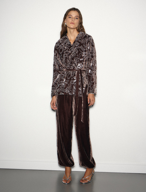 брюки из плотного бархата - цена, описание и отзывы - фото №2