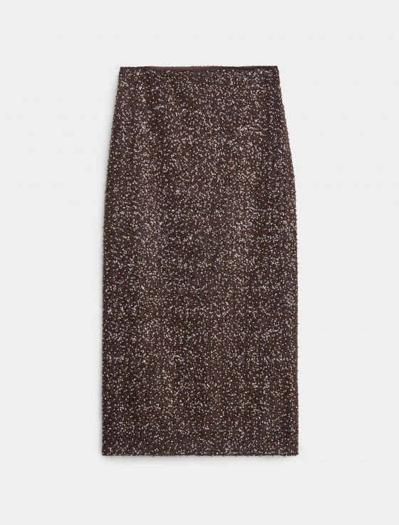 юбка миди с пайетками - цена, описание и отзывы - фото №1