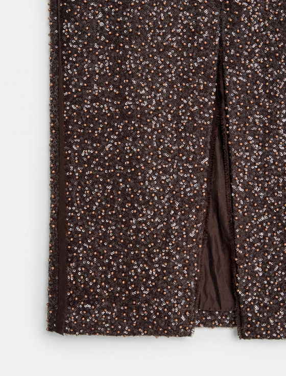 юбка миди с пайетками - цена, описание и отзывы - фото №9