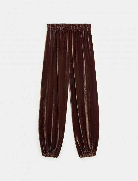 брюки из плотного бархата - цена, описание и отзывы - фото №1