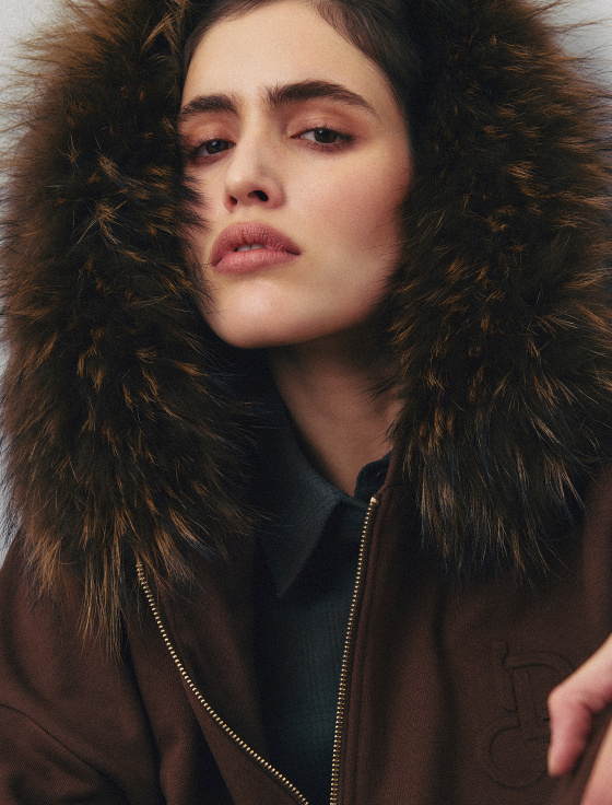 толстовка с отделкой из меха енота - цена, описание и отзывы - фото №2